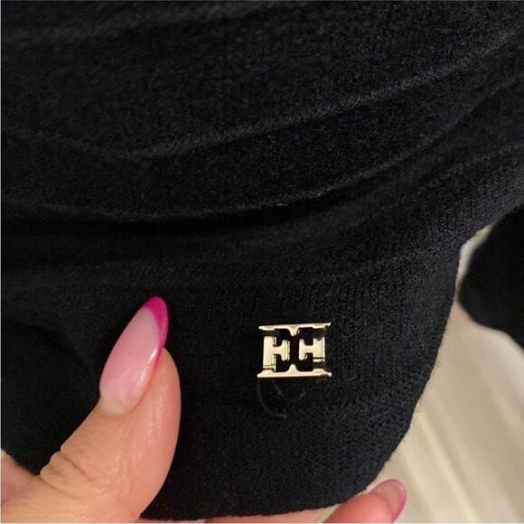 Escada Black Cardigan Sweater Versatile Knit, L - Picture 5 of 11